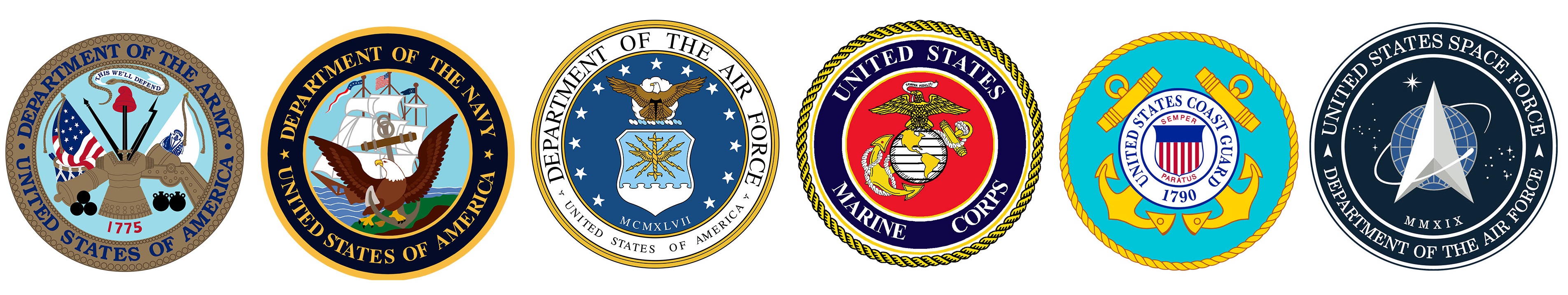 Official Seals of the U.S. Armed Forces